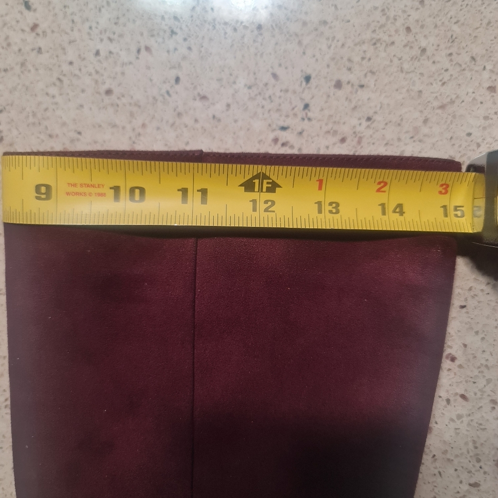 NWOB GIANNI BERNINI MEMORY FOAM KNEE HIGH BOOTS (BURGUNDY) Sz. 7.5M or 9M ..... - Picture 10 of 10